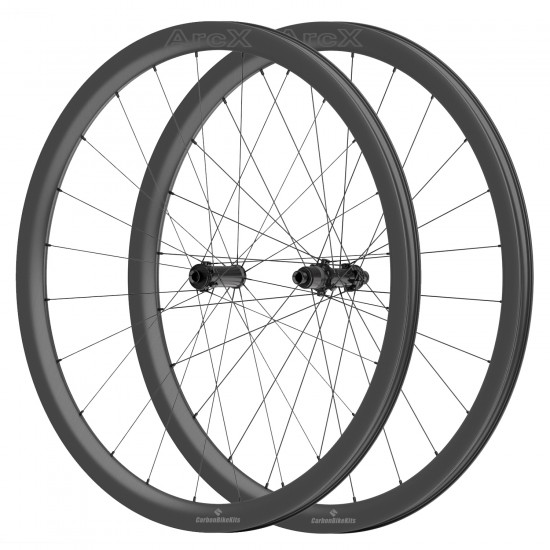 ArcX 305g ultraleichte 700C Tubeless-Felge, 37x32mm, Innenbreite 25mm, verstärkte Carbonstruktur